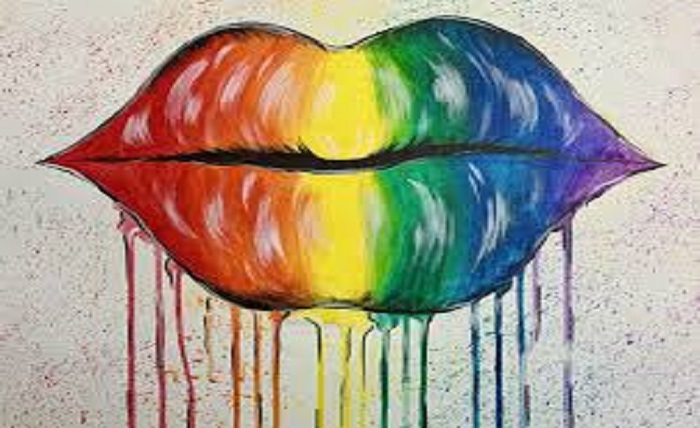 what is a rainbow kiss