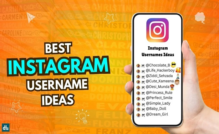 instagram username
